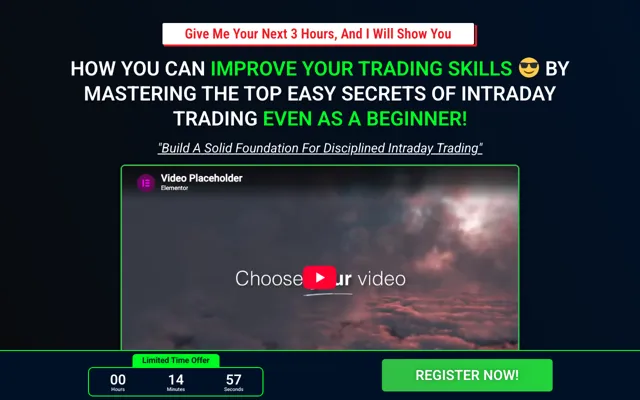 3-Hour Workshop: Coaching Elementor landing page template demo